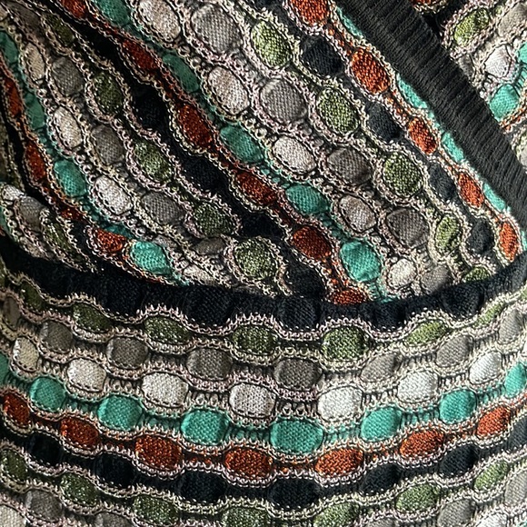 Vintage jewl tone Missoni Sweater - Picture 5 of 8
